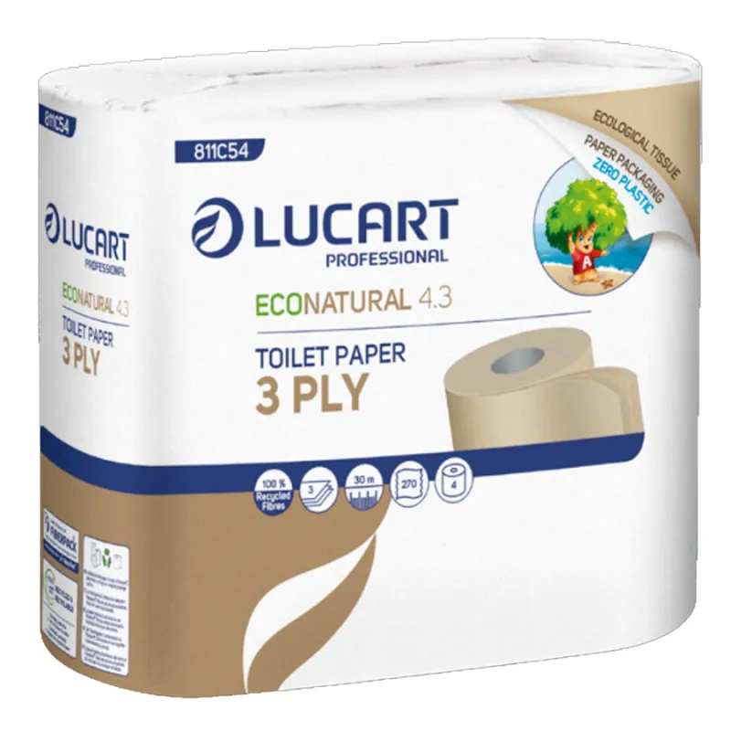 811C54 Toaletný papier Lucart ECOnatural 4.3
