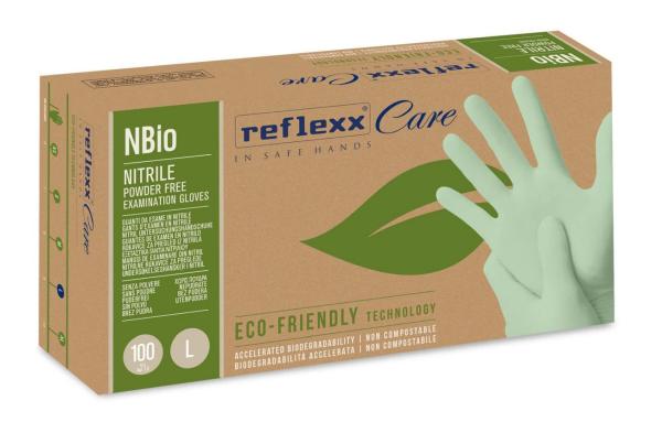 Reflexx NBIO nitrilové ochranné rukavice