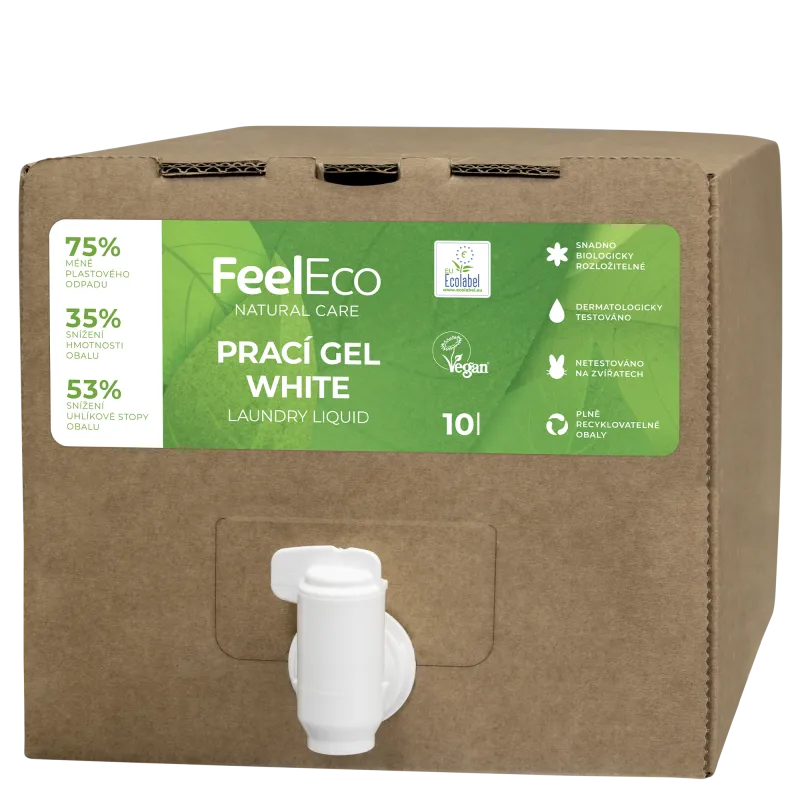 FEELECO prací gél White 10L BAG in BOX (166PD)